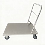上海不锈钢地平推车    b58