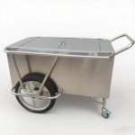 上海不锈钢全封送物车  b32-1